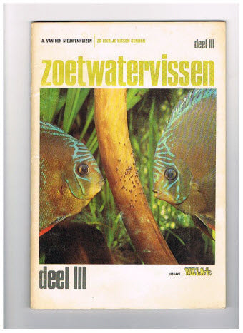 Zoetwatervissen III ( plaatjesalbum Rizla ) Zo leer je vissen kennen