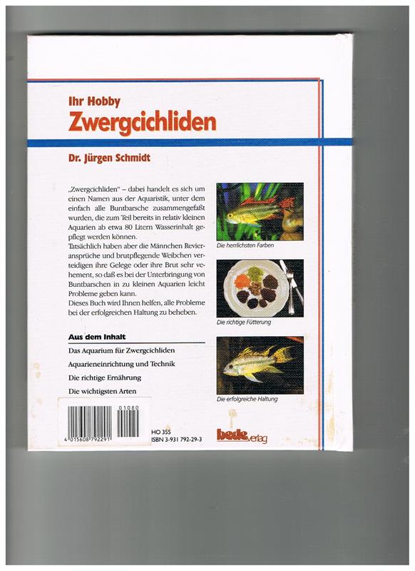 Zwergcichliden - Ihr Hobby Aquarienbuch Serie