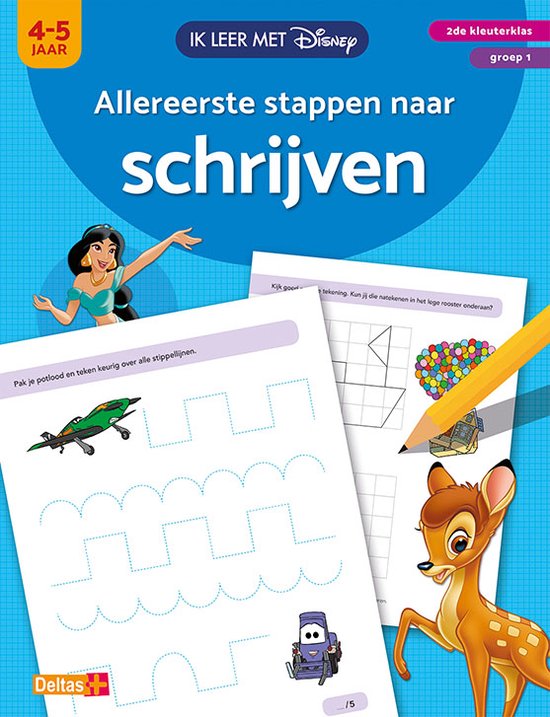 Ik leer met Disney - Allereerste stappen naar schrijven (4-5 j.)