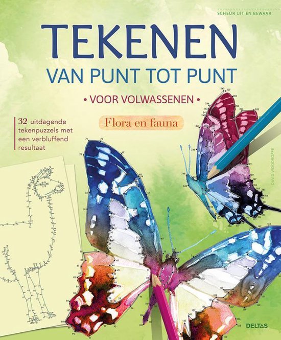 Tekenen van punt tot punt voor volwassenen - Tekenen van punt tot punt voor volwassenen - Flora en fauna